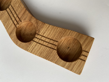 подсвечник волна