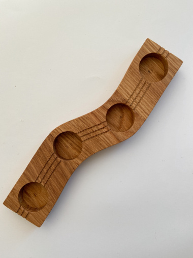 подсвечник волна